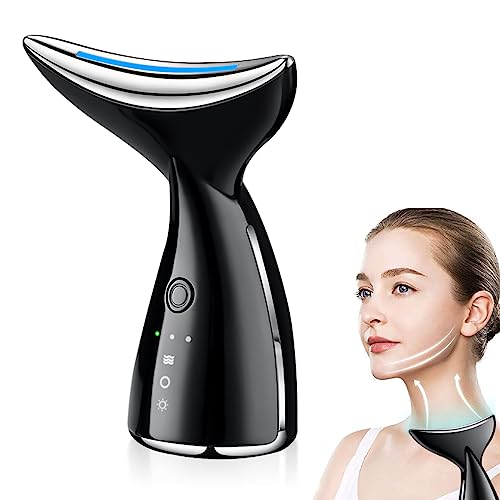 HANNEA EMS Beauty Machine Anti-aging Neck Massager 3 in 1 Anti Wrinkles Face Massager EMS Micro-current Neck Massager Remove Double Chin Tighten Facial Contour Prevent Wrinkles HANNEA EMS Beauty Machine Anti-aging Neck Massager 3 in 1 Anti Wrinkles Face Massager EMS Micro-current Neck Massager Remove Double Chin Tighten Facial Contour Prevent Wrinkles